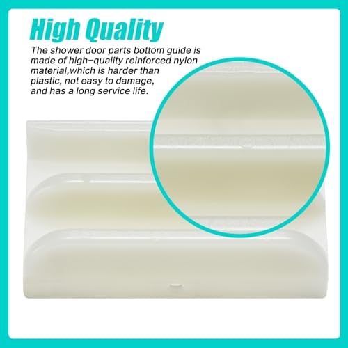 M6219 Sliding Shower Door Plastic Guide Rail 12 in Channel