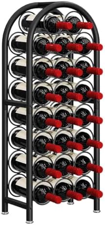 Dazioter Freestanding Wine Rack 23 Bottles Black 1