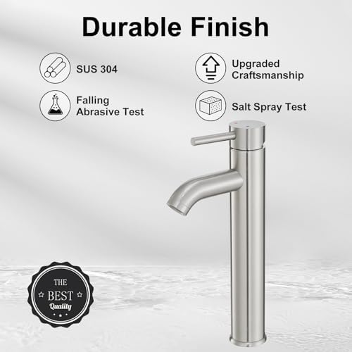 VOTON Touch On Chrome Vessel Sink Faucet