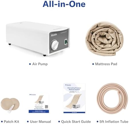 Alcedo Alternating Air Pressure Mattress Pad for Bed Sore Prevention 1