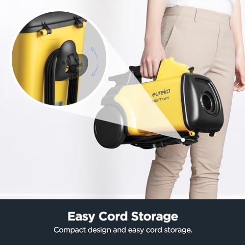 Eureka 3670M Canister Vacuum 12 Amps 25L Dust Bag Yellow