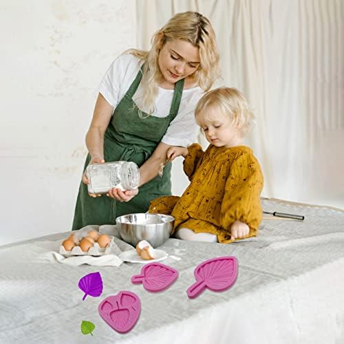 Boho Palm Leaf Silicone Baking Molds Set of 3