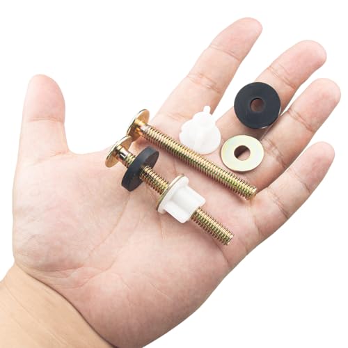 ELANE 4 Pack Toilet Seat Screws Replacement Stay Tight