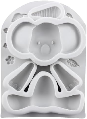 YANQINMS Elephant Silicone Fondant Mold - Reusable Cake Decorator Mold