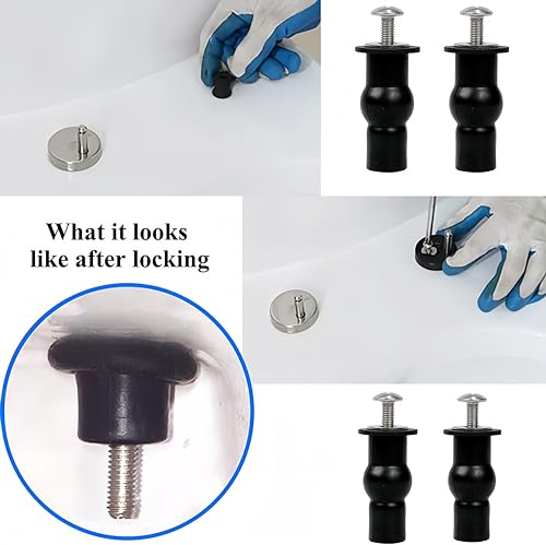 Wulikanhua Universal Toilet Seat Hinge Set