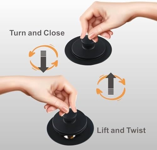 WELLUP Matte Black Tub Drain Conversion Kit with Overflow Faceplate