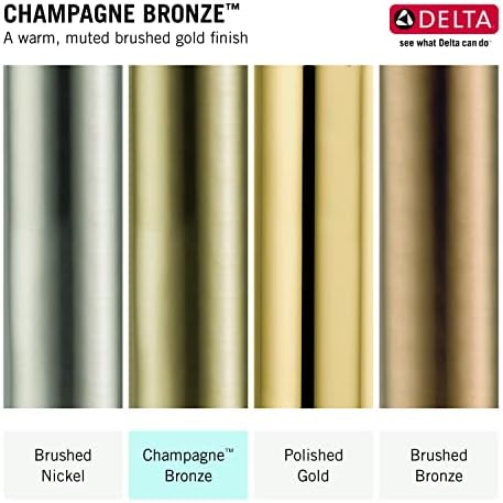 Delta 10-Inch Raincan Handheld Shower Combo - Champagne Bronze 75527-CZ
