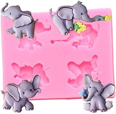 Cataliza Cute Elephant Silicone Mold for Desserts