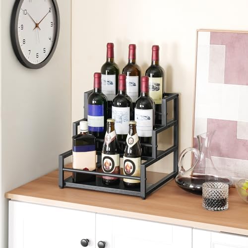 HOOBRO 3-Tier Syrup Rack Organizer for Coffee Bar