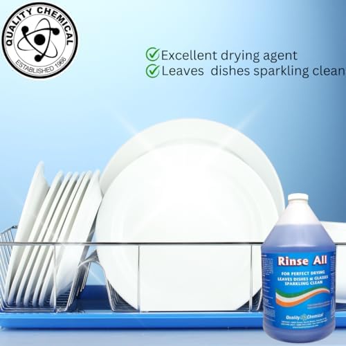 Quality Chemical Rinse Aid 128 oz Pack of 4
