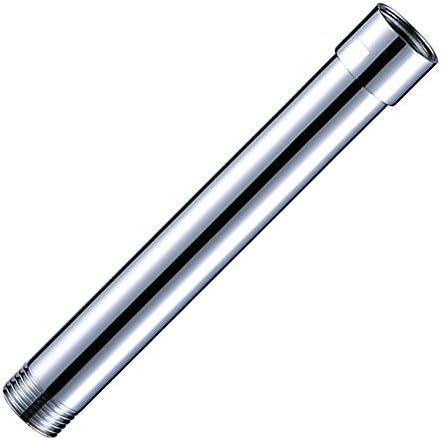 Miyili 6 Inch Brass Shower Arm Extension with Chrome Finish
