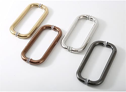 WANLIAN 8 Inch Gold Shower Door Pull Handle