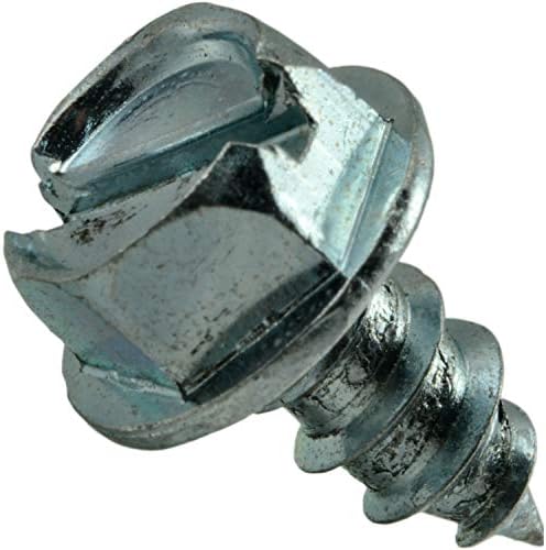 014973266226 Slotted Hex Washer Sheet Metal Screws 14 x 12 - 100 Piece