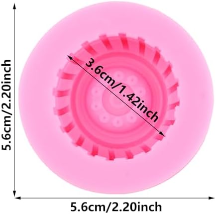 3D Tire Silicone Fondant Mold for Cake Decoration