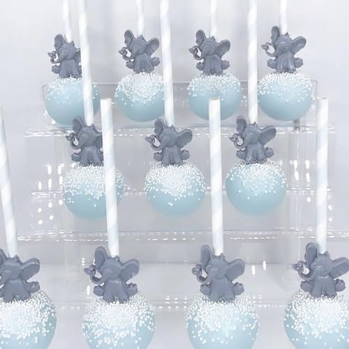 Caregene Mini Elephant Chocolate Moulds for Baby Shower