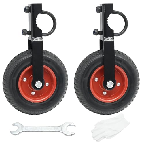 2Pcs 8 Heavy Duty Gate Wheel with 400lb Capacity