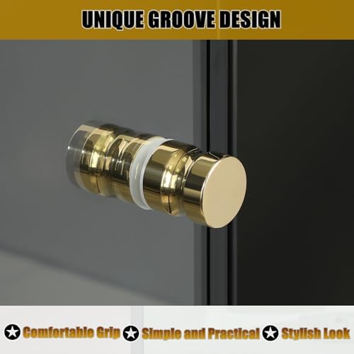 Alise Shower Glass Door Handle with Gold Finish