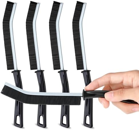 EZLAD 5 Pcs Hard Bristle Crevice Cleaning Brush Set