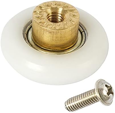8pcs BrassPOM Shower Door Rollers 19mm Diameter Bathroom Replacement