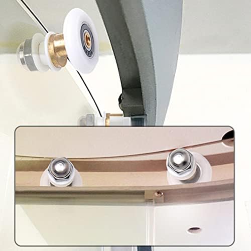Hemobllo Shower Door Rollers Replacement 4 Pcs