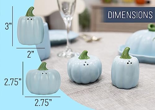 Nat Jules Mini Pumpkin Salt and Pepper Shakers Set of 2