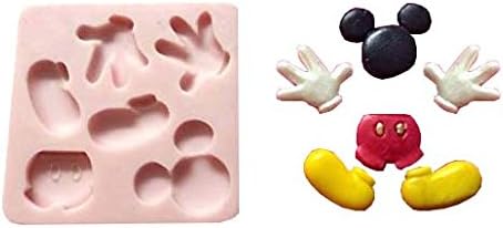 Complete Mickey Mouse Silicone Mold - Food Grade
