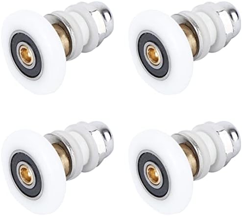 DOITOOL 4PCS Copper Shower Door Rollers 28mm Diameter 1