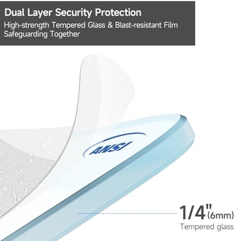 Klajowp Bathtub Shower Door 51x59 Clear Tempered Glass