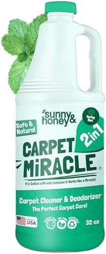 Sunny Honey Carpet Cleaner Shampoo 32 Fl Oz Spring Mint