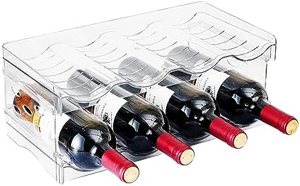 IEEK 2 Pack Stackable Wine and Water Bottle Holder