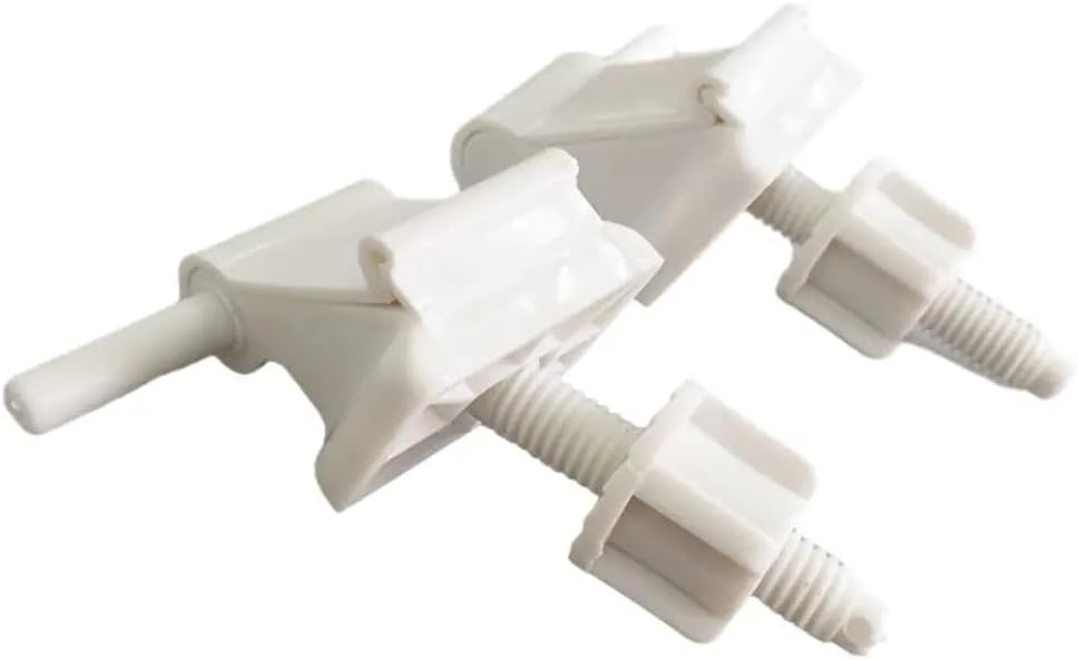 2 Pack Toilet Seat Hinges Replacement with Bolts 1