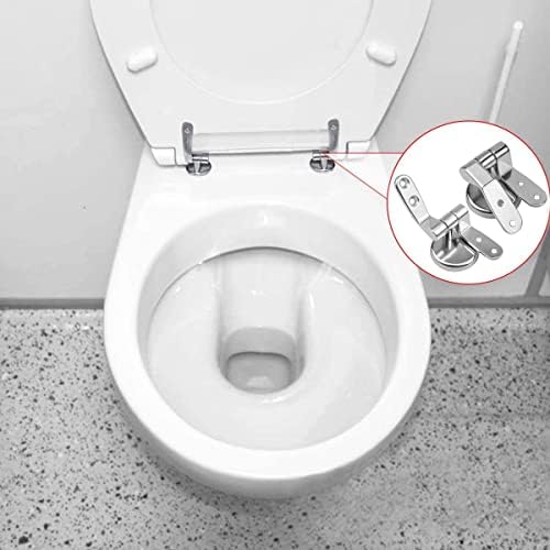 Zinc Alloy Toilet Seat Hinge Fixings Set with Bolts