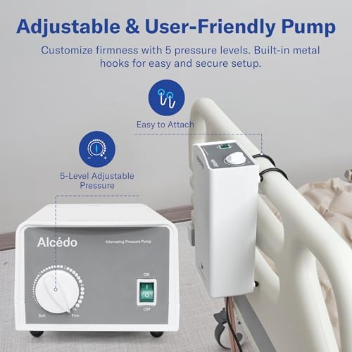 Alcedo Alternating Air Pressure Mattress Pad for Bed Sore Prevention 1