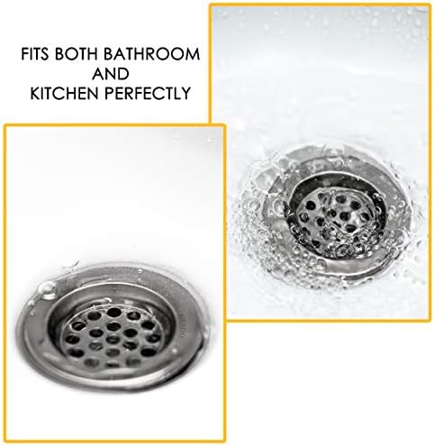 OFXDD Sink Hair Catcher 25 Modern Stainless Steel Drain Strainer