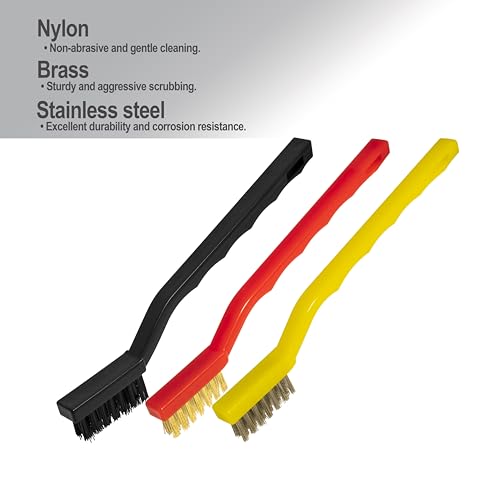 6Pcs Wire Brush Set for Rust and Dirt Removal 1