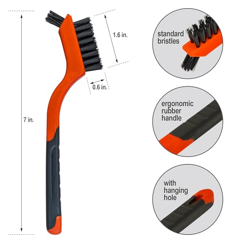 6Pcs Wire Brush Set for Rust and Dirt Removal 1
