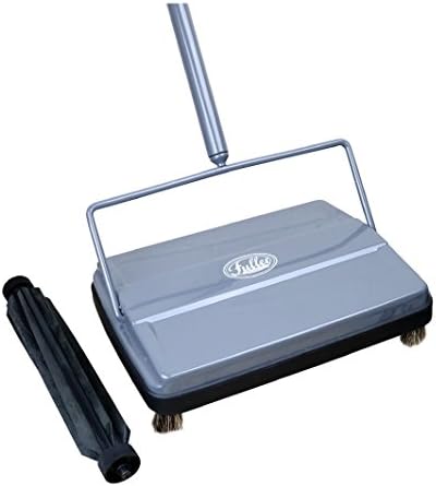 Fuller Brush Electrostatic Carpet Floor Sweeper - 9 Path - Lightweight - Gray