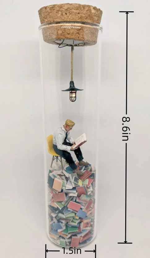 YONGYUN Test Tube Book Decor 112 Scale Resin Art