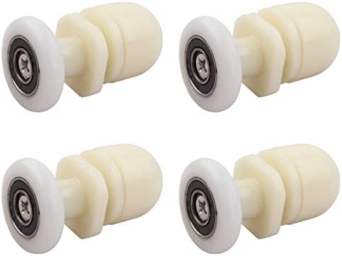 Qikuver 4PCS Shower Door Rollers Replacement 23MM