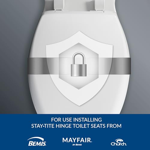 Mayfair EXT Toilet Seat Wrench StayTite Kit Off White 1