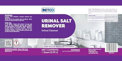 Detco Urinal Salt Remover Concentrate - 1 Quart