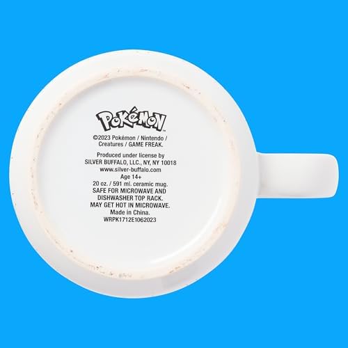 Silver Buffalo Pokemon Multi Face Camper Mug 20 Ounces