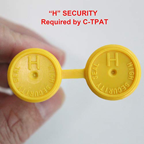 TamperSeals Group High Security Bolt Seals HSS-007 10-Pack Yellow