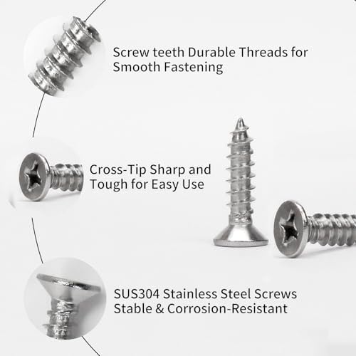 32 Pcs M4 x 16mm Toilet Hinges Kit - Heavy Duty Durable