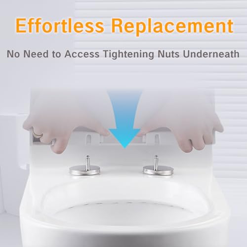 YAFIYGI Toilet Seat Bolts Replacement Kit 2Pcs