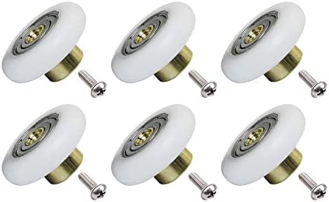 YUANQIAN Shower Door Rollers 20PCS Replacement for Glass Doors