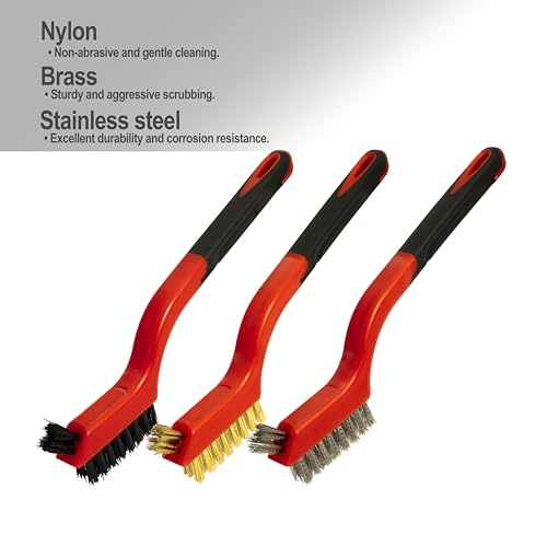 6Pcs Wire Brush Set for Rust and Dirt Removal 1