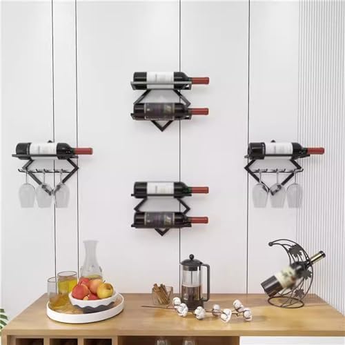 DYPA-AF12 Space-Saving Wine Glass Holder Wall Mount