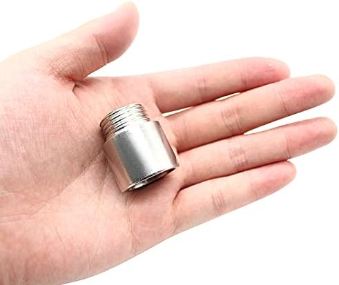 2 Pcs 30mm Shower Head Extension Stainless Steel Adapter