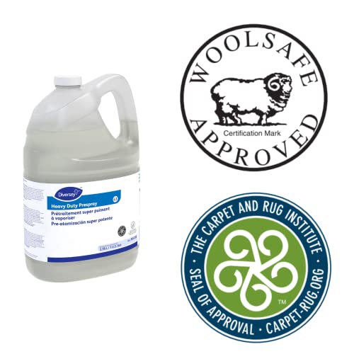 Diversey Carpet Cleanser Heavy-Duty Prespray 1 Gallon 4 Carton
